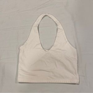 Brandy Melville white halter tank